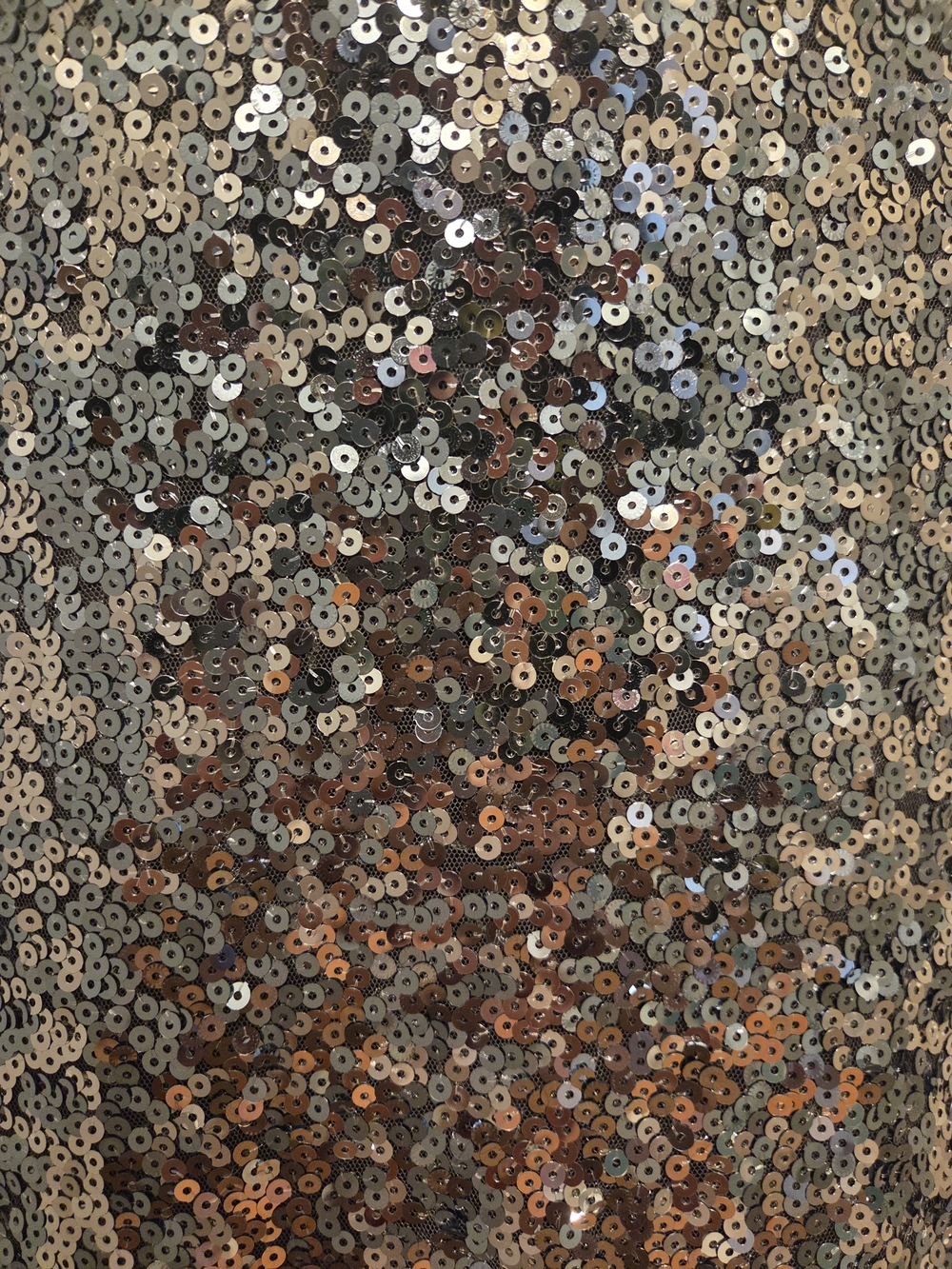 White House Black Market Silver Sequin Pencil Skirt - Picture 4 of 9